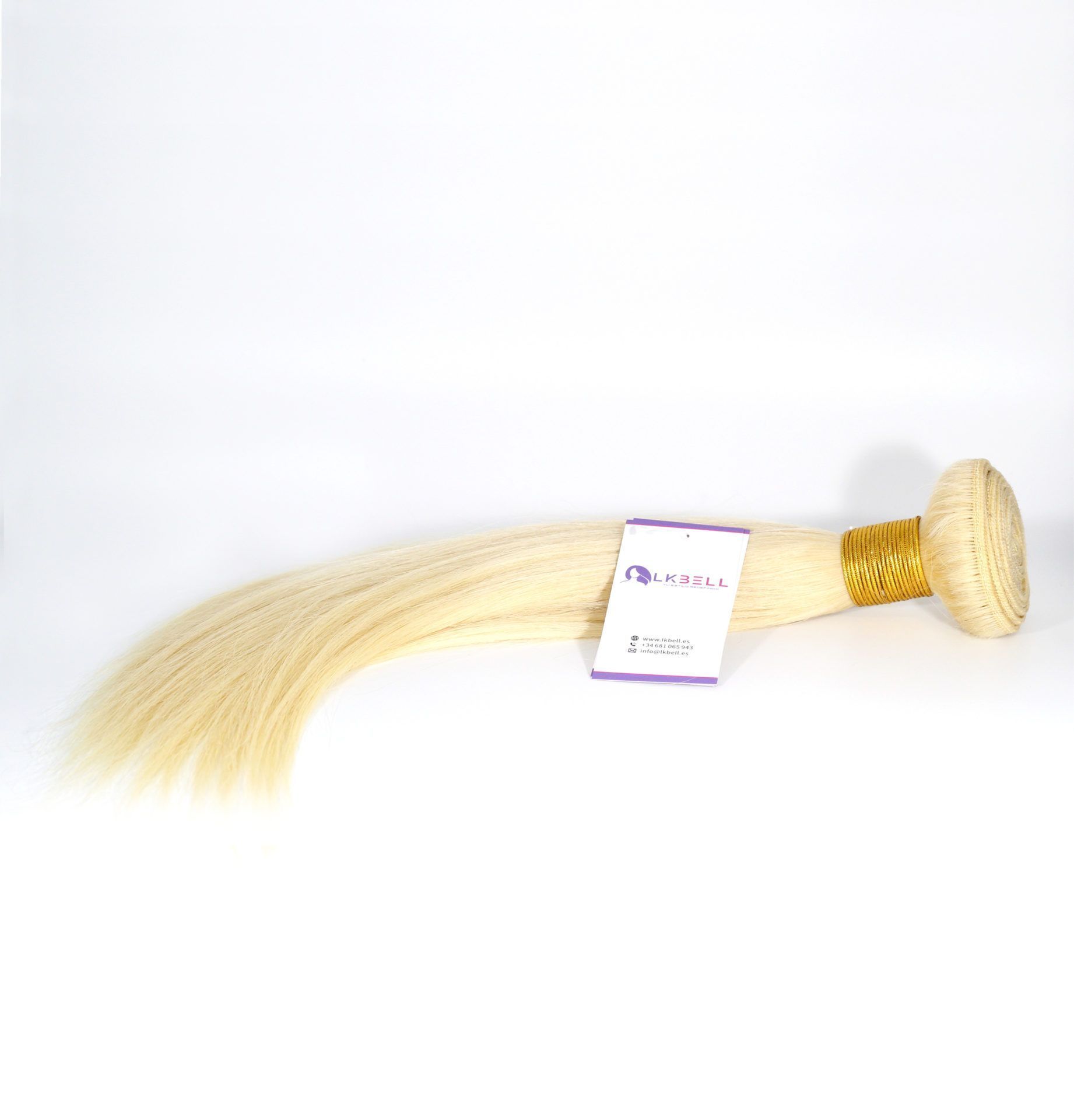 100% Cheveux Humains Extensions de Rideau Lisses Couleur #613