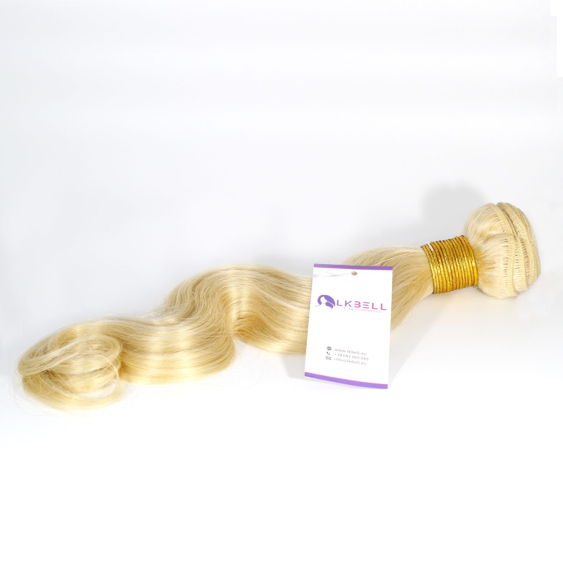 Extensiones De Cortina Ondulada 100% Cabello Humano Color #613