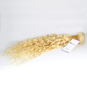 Curly Curly Hair Extensions100% Blonde Human Hair