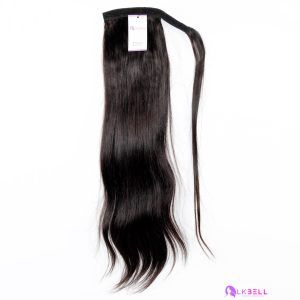 Postizo De Coleta De Pelo Natural Sin Mescla Sintética