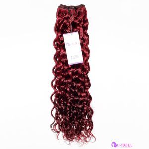 Curly Curly Hair Extensions 100% Human Hair Color #99J