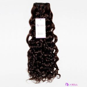 Curly Curly Hair Extensions 100% Human Hair Color #4 Dark Brown